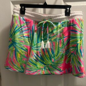 Lilly Pulitzer Zia Skirt Pink Royal Lime